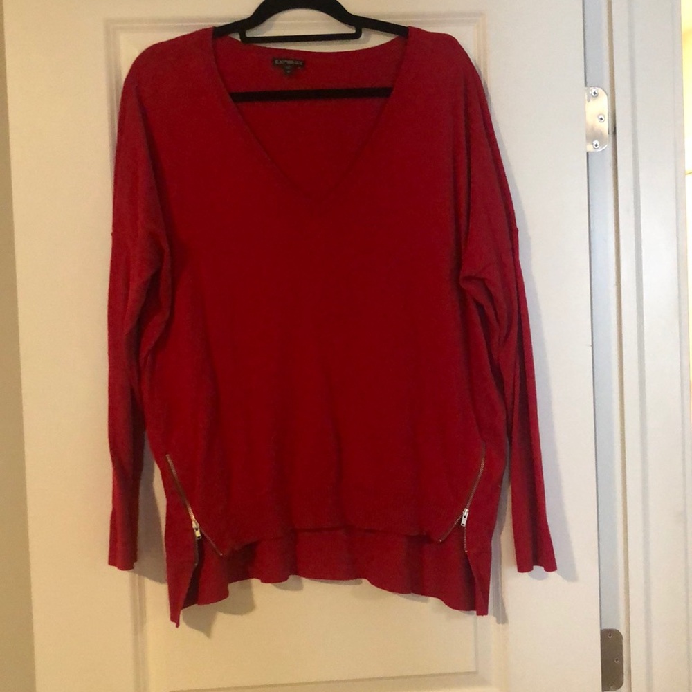 Zipper Detail Express Sweater